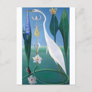 The White Heron by Joseph Stella Postcard