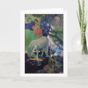 The White Horse, Gauguin Card