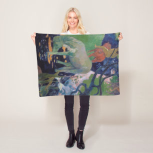The White Horse, Gauguin Fleece Blanket