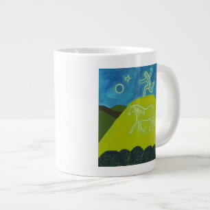 The White Horse in Somerset 2011 Large Coffee Mug