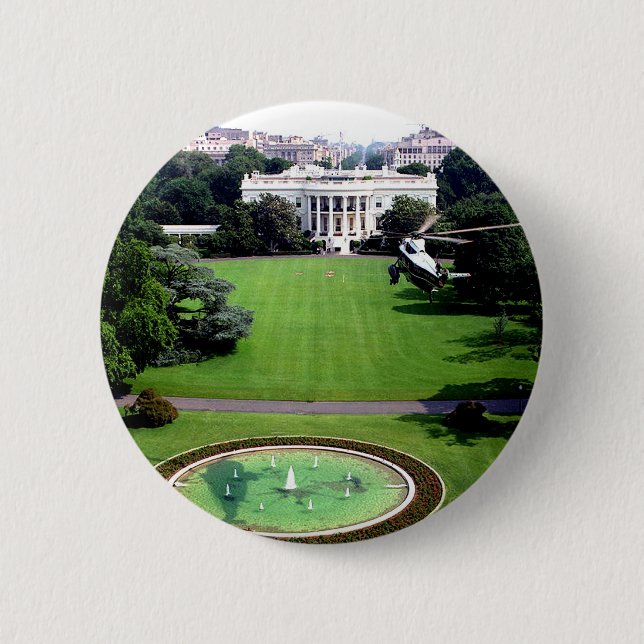 The White House 2 Inch Round Button (Front)