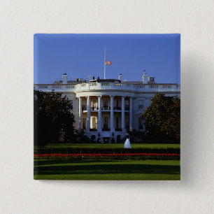 The White House 2 Inch Square Button