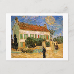 The White House at Night, Van Gogh Fine Art Postcard