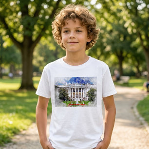 The White House in Washington DC – Southern Facade T-Shirt