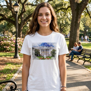 The White House in Washington DC – Southern Facade T-Shirt