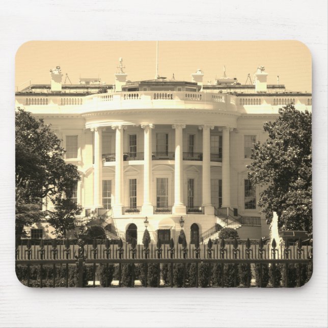 The White House in Washington Mouse Pad (Front)