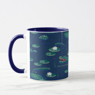The White Lotus Alligator Lagoon Pattern Mug