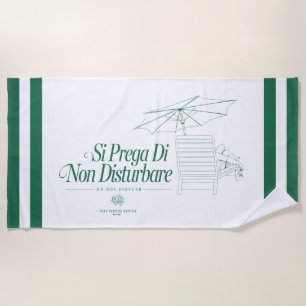 The White Lotus Do Not Disturb Beach Towel