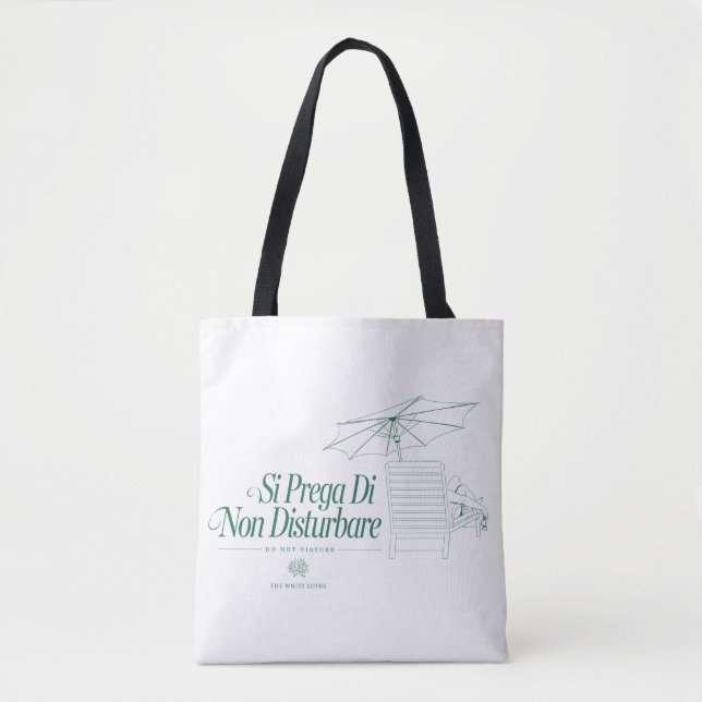 The White Lotus Do Not Disturb Tote Bag (Front)