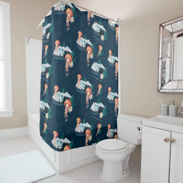 The White Lotus Ocean Jellyfish Pattern (In Situ)