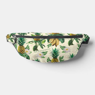 The White Lotus Pineapple Paradise Pattern Fanny Pack