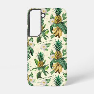The White Lotus Pineapple Paradise Pattern Samsung Galaxy Case