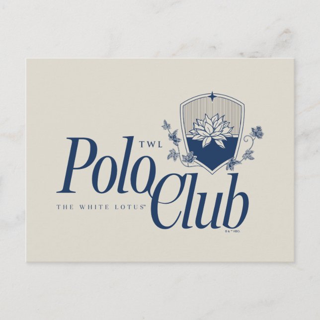 The White Lotus Polo Club Postcard (Front)