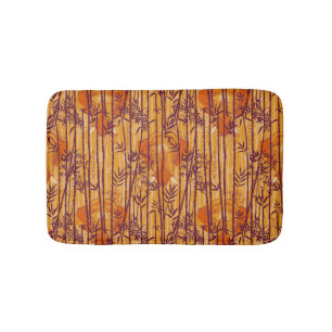 The White Lotus Sunset Safari Pattern Bath Mat