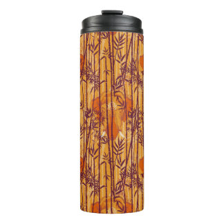 The White Lotus Sunset Safari Pattern Thermal Tumbler