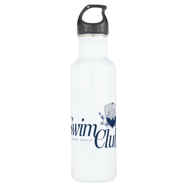 The White Lotus Swim Club 710 Ml Water Bottle (Front)