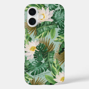 The White Lotus Tropical Canopy Pattern iPhone 16 Case