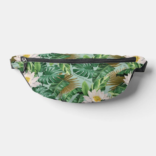 The White Lotus Tropical Canopy Pattern Fanny Pack (Lay Down)