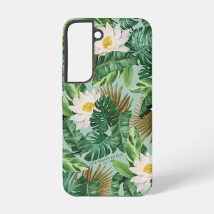 The White Lotus Tropical Canopy Pattern Samsung Galaxy Case