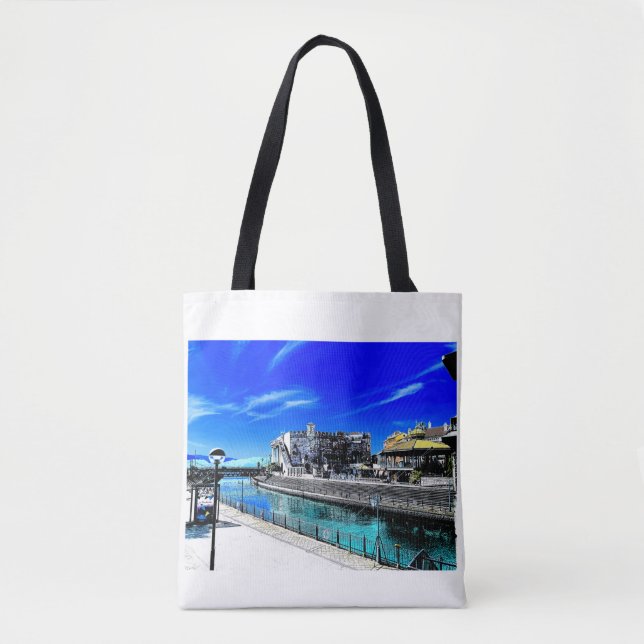 The White Phanto Tote Bag (Front)