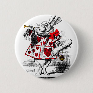 The White Rabbit 2 Inch Round Button