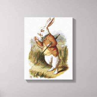 The White Rabbit - Alice in Wonderland Canvas Print