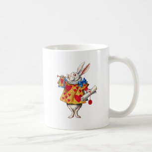 The White Rabbit Calls Court to Order Coffee Mug