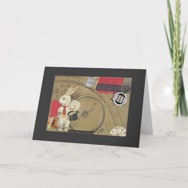 The White Rabbit Card (Front)