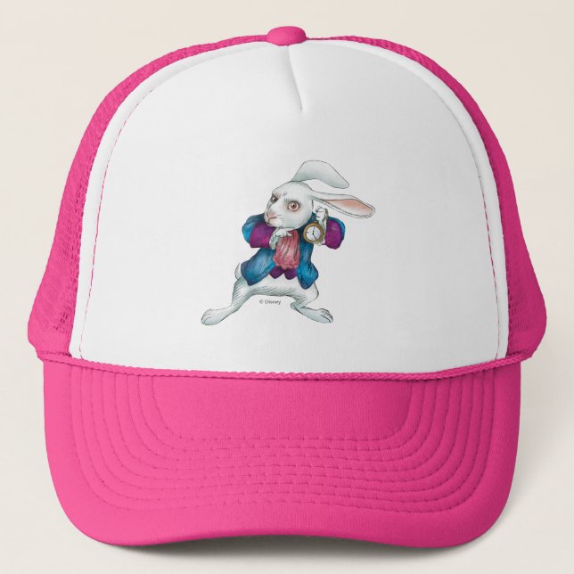The White Rabbit | Looking for Wonderland 2 Trucker Hat (Front)