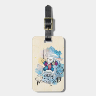 The White Rabbit Looking for Wonderland 3 Luggage Tag