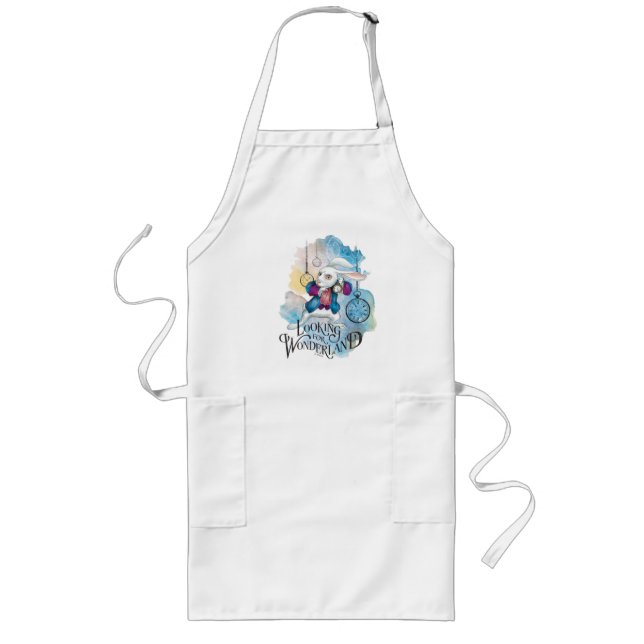 The White Rabbit | Looking for Wonderland Long Apron (Front)
