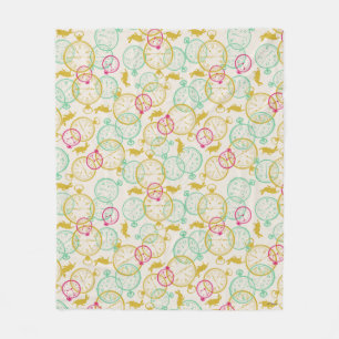 The White Rabbit Pattern Fleece Blanket