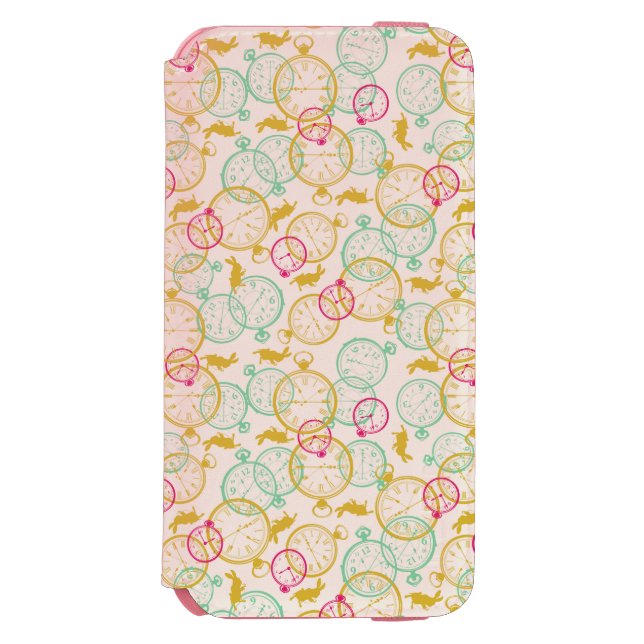 The White Rabbit Pattern Incipio iPhone Wallet Case (Folio Front)