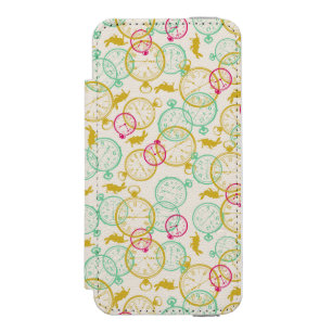 The White Rabbit Pattern Incipio Watson™ iPhone 5 Wallet Case