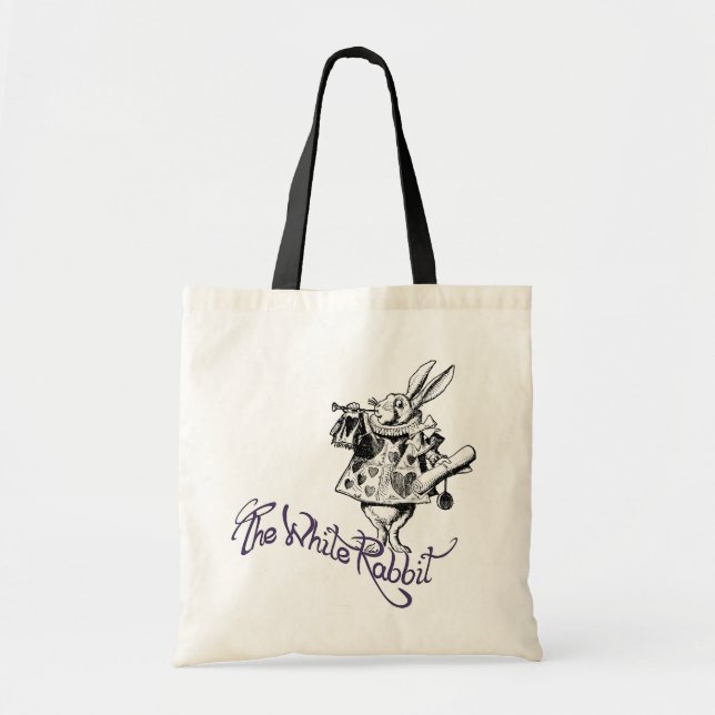 The White Rabbit Tote Bag (Front)
