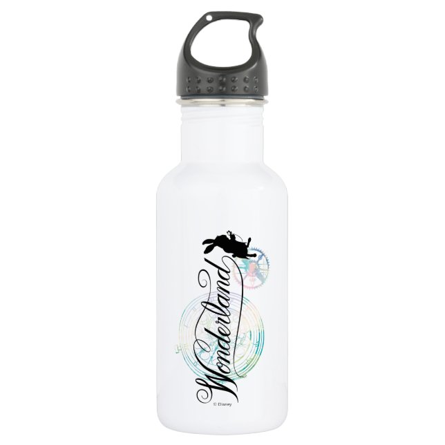 The White Rabbit | Wonderland 532 Ml Water Bottle (Front)