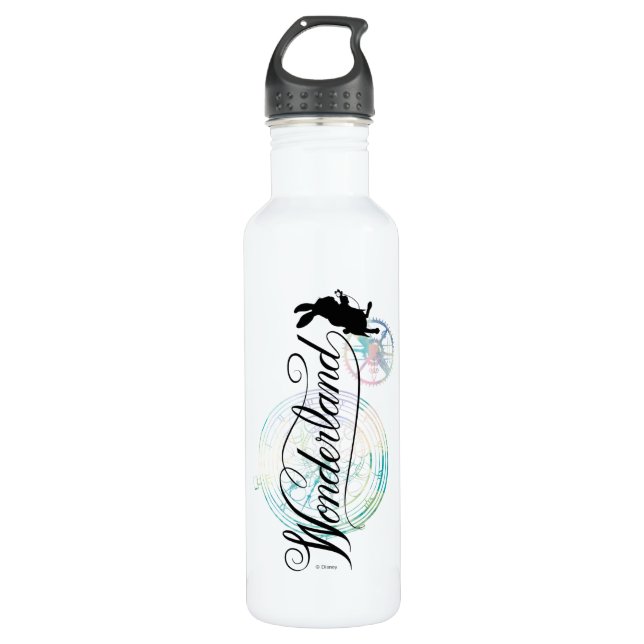 The White Rabbit | Wonderland 710 Ml Water Bottle (Front)