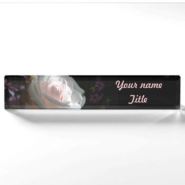The White Rose - Nameplate (Front)