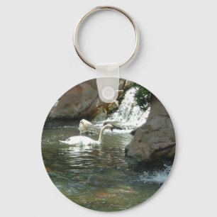 The White Swan Keychain