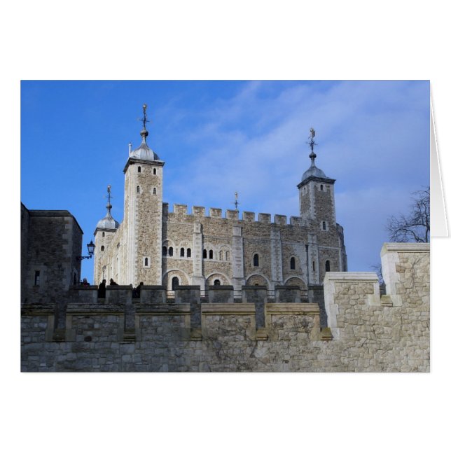 The White Tower - Tower of London Card (Front Horizontal)