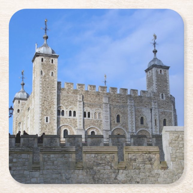 The White Tower - Tower of London - Coaster (Front)