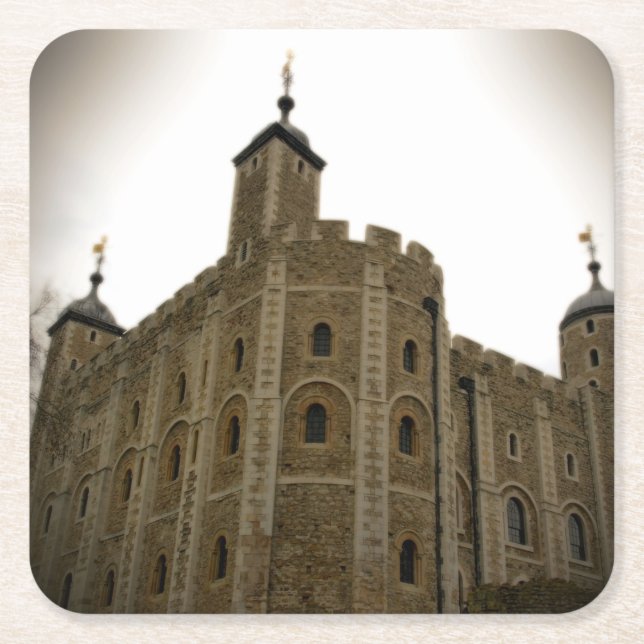 The White Tower - Tower of London - Coaster (Front)