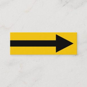 The Whole Point II - Black and Amber Mini Business Card