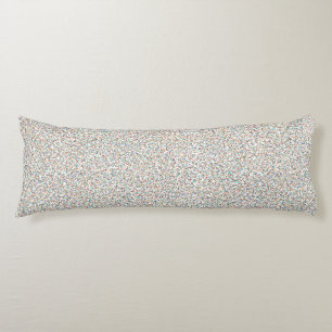 The Whole Rainbow Colourful Speckled Dots Body Pillow