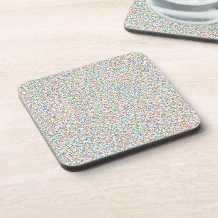 The Whole Rainbow Colourful Speckled Dots Coaster