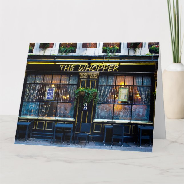 The Whopper Pub Card (Front)