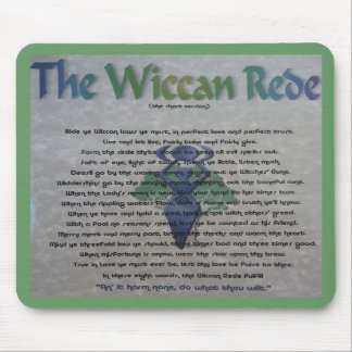The Wiccan Rede Mouse Pad