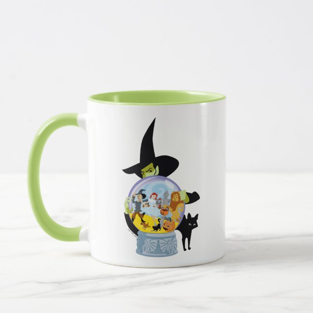 The Wicked Witch Crystal Ball Halloween Mug (Left)