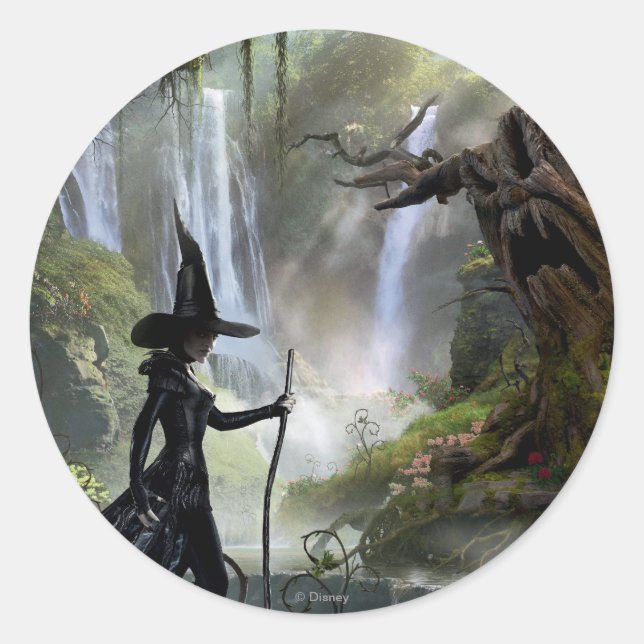 The Wicked Witch of the West 3 Classic Round Sticker (Front)