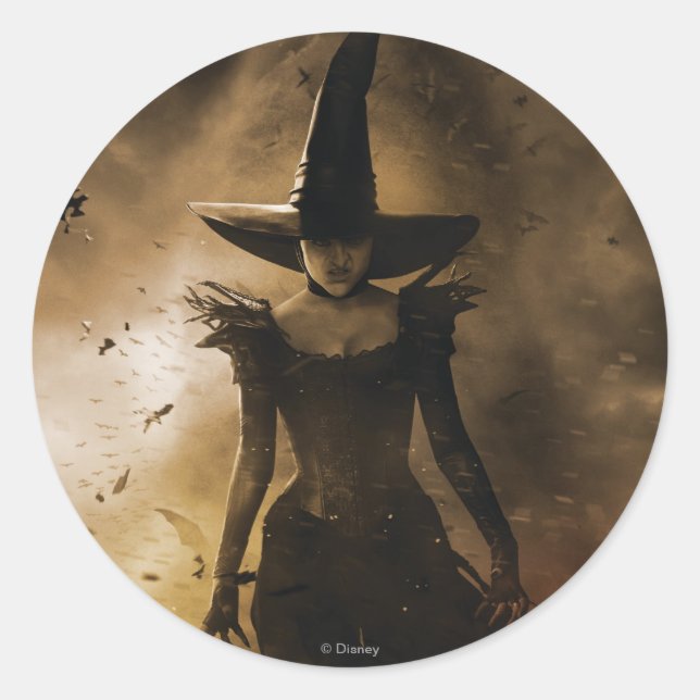 The Wicked Witch of the West 4 Classic Round Sticker (Front)